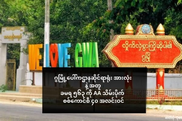 ဂွတစ်မြို့လုံးက ဌာနဆိုင်ရာ ရုံးအားလုံး နဲ့ အတူ ခမရ ၅၆၃ ကို AA သိမ်းပိုက် (စစ်ကောင်စီ ၄၀ လက်ရဖမ်းဆီး)