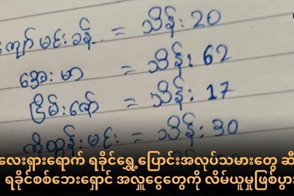 ရခိုင်စစ်ရှောင်တွေ အတွက်ကောက်ခံထားတဲ့ အလှူငွေတွေကို လိမ်လည်မှု ဖြစ်ပွား