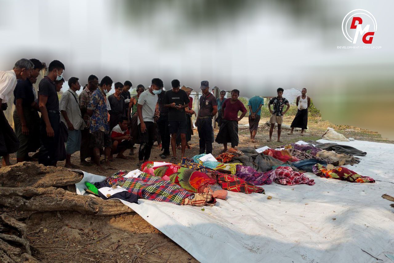 ရသေ့တောင်မြို့နယ်၊ ထွန်းရဝေကျေးရွာလေကြောင်း တိုက်ခိုက်ခံရမှုကြောင့် သေဆုံးသူများကို ဒီကနေ့ မနက်ပိုင်းမှာ သင်္ဂြိုဟ်